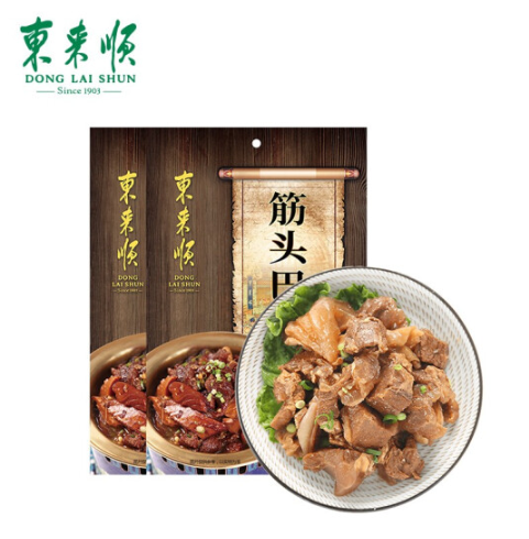79元包邮！东来顺 筋头巴脑牛肉 500g*2袋
