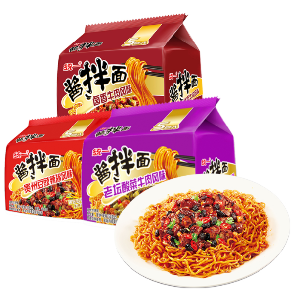 24元包邮！统一 老坛酸菜牛肉拌面10包