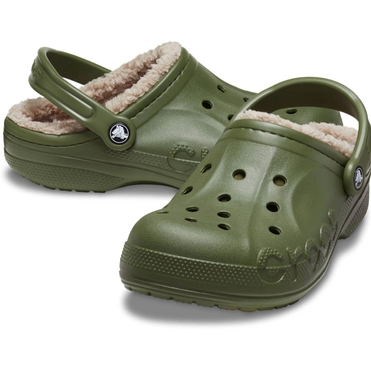 Crocs Baya 加绒款洞洞鞋 男女同款！
