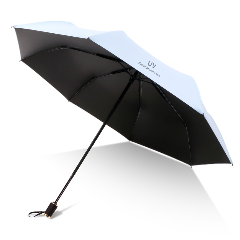 【思亦】黑胶折叠晴雨两用雨伞