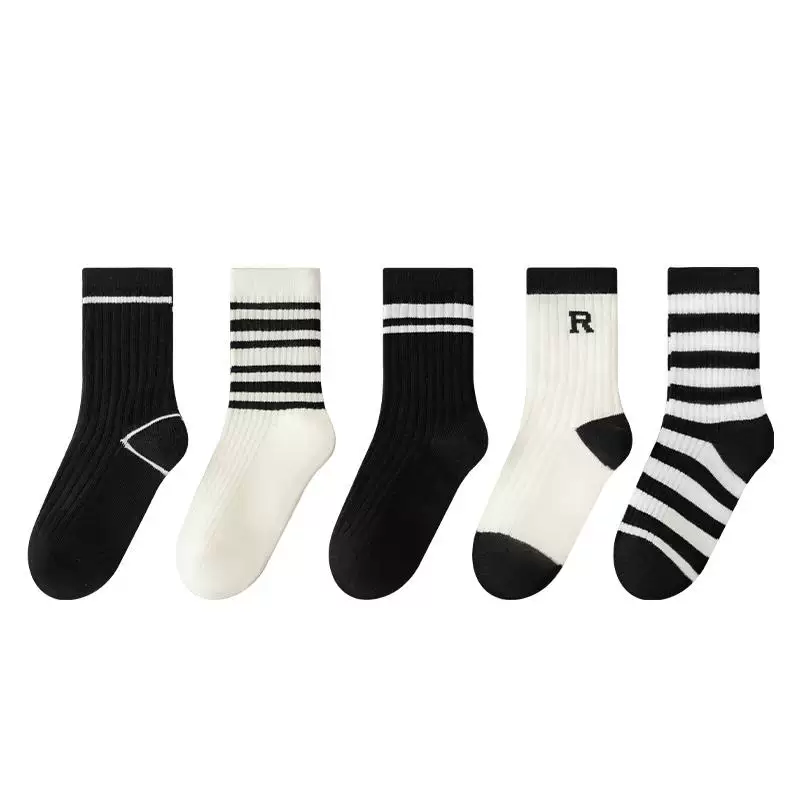 【母婴N.0.1】棉奇熊男女童袜5双春夏款