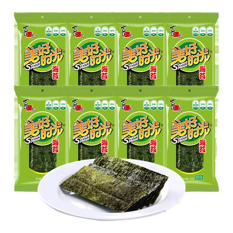 美好时光经典原味海苔1.5克16件