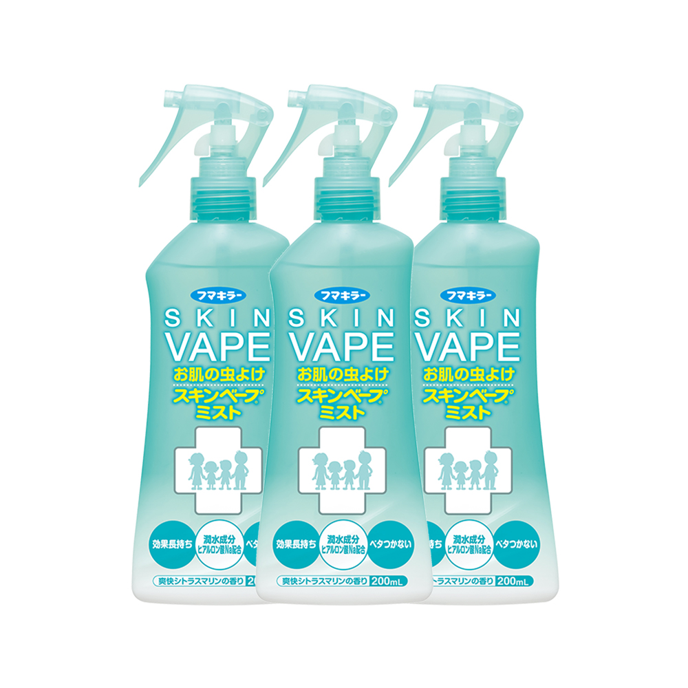 日本进口VAPE未来宝宝喷雾200ml3瓶