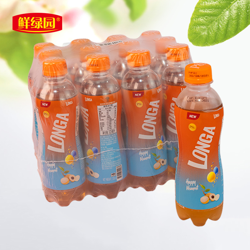 【整箱12瓶】碳酸型桂圆果汁