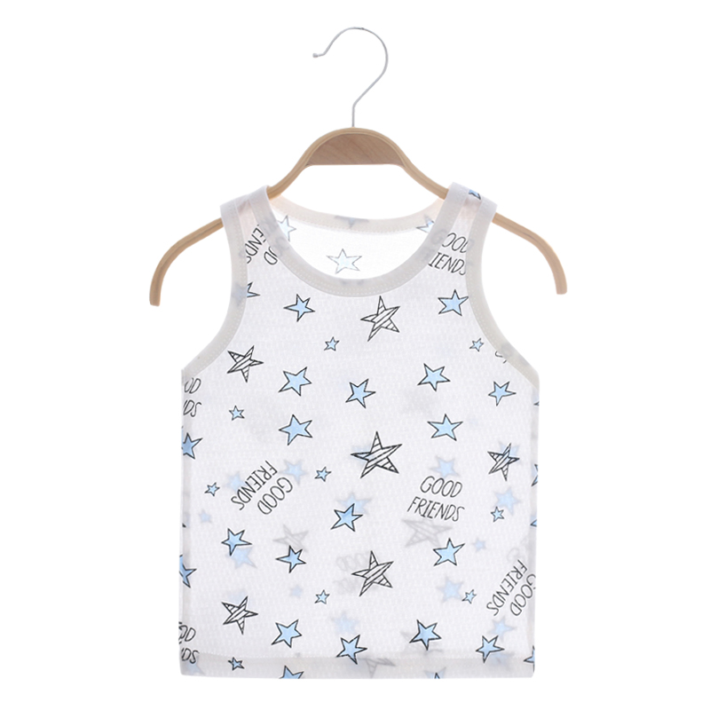 拍3件！夏季薄款纯棉儿童卡通小背心