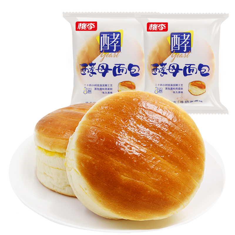 【桃李大牌！】桃李酵母面包600g