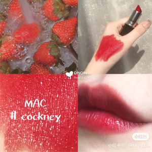 MAC 子弹头Cockney 草莓红