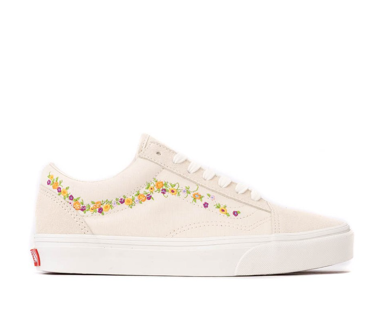 Vans Old Skool 花卉刺绣滑板鞋 多色选