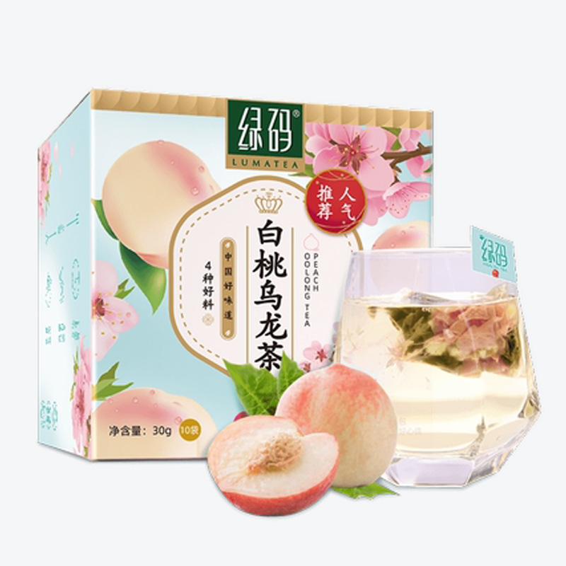 绿码白桃蜜桃乌龙茶1盒装