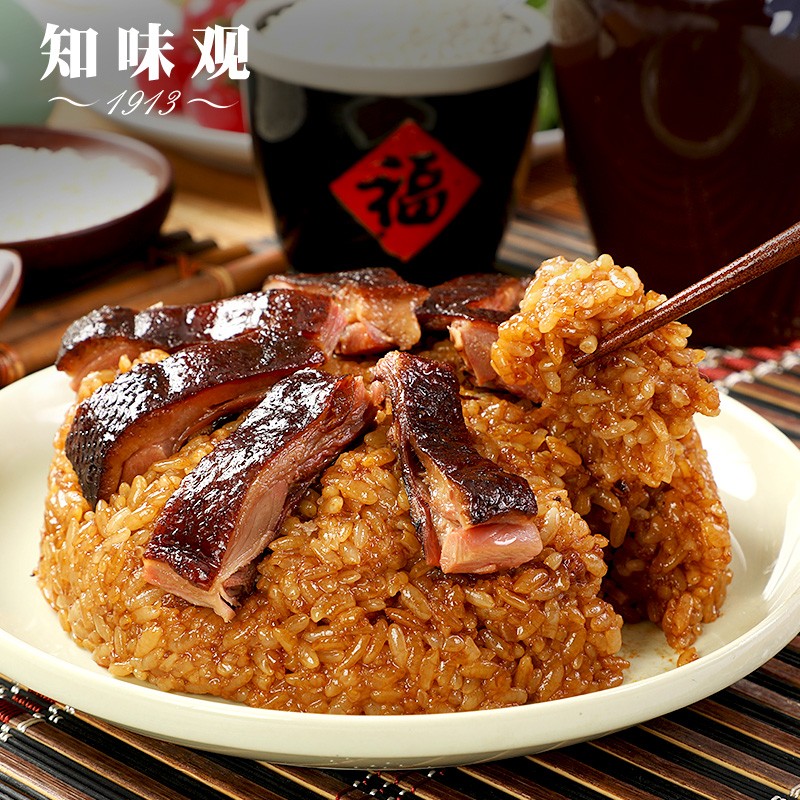 【29.9元包邮】知味观 酱鸭糯米饭 450g*2包