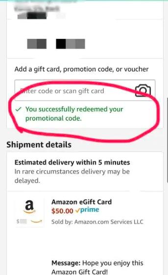 美国亚马逊部分账户购买 50礼卡免费送 5 10 试试手气 拔草哦