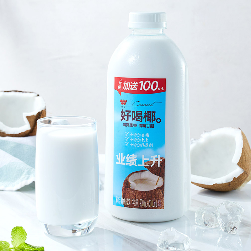 【拍3件】味全每日C椰汁量贩装1L*12