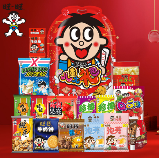 44.7元包邮！旺旺 综合大礼包年货礼盒350g*3盒