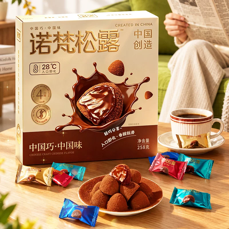 诺梵松露巧克力258g*2盒