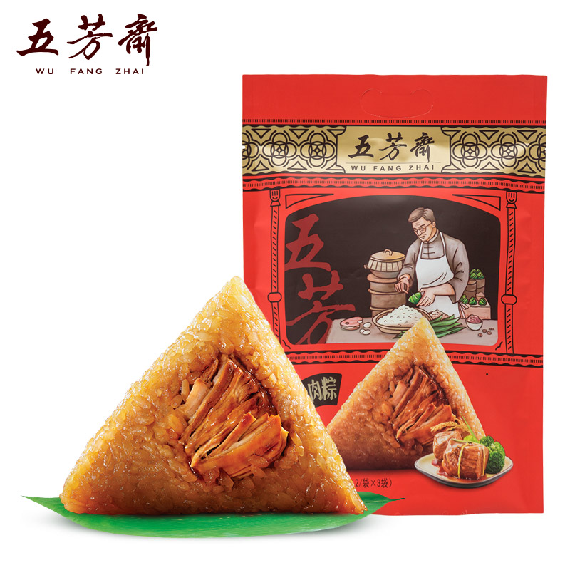 【五芳斋旗舰店】粽子鲜肉粽4个