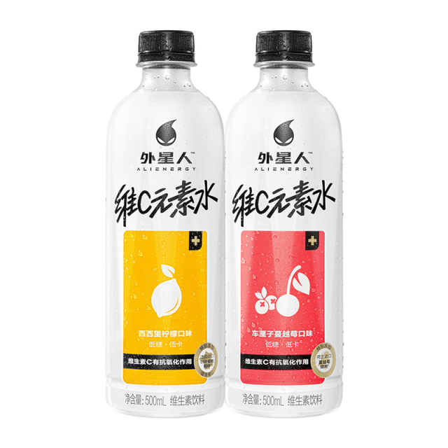 【直播间专享】外星人维C水柠檬味饮料500mL*15瓶整箱