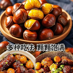 新下树新鲜生辽宁丹东菜板栗栗子新鲜板栗栗仁鲜板栗大板栗产地