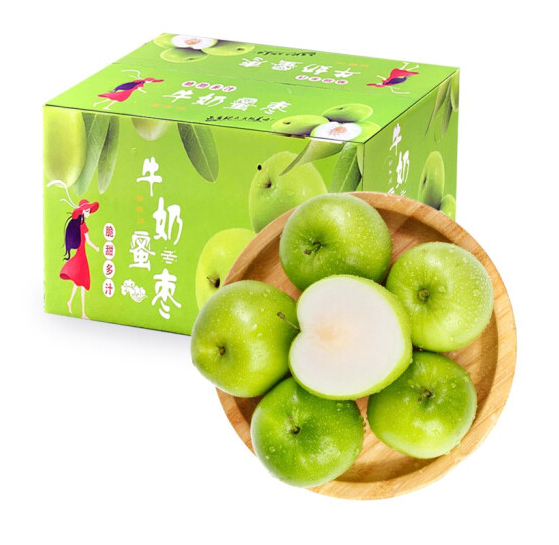 188元包邮福建牛奶大青枣5斤礼盒装单果60150g