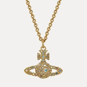 viviennewestwood西太后满钻土星项链752189b