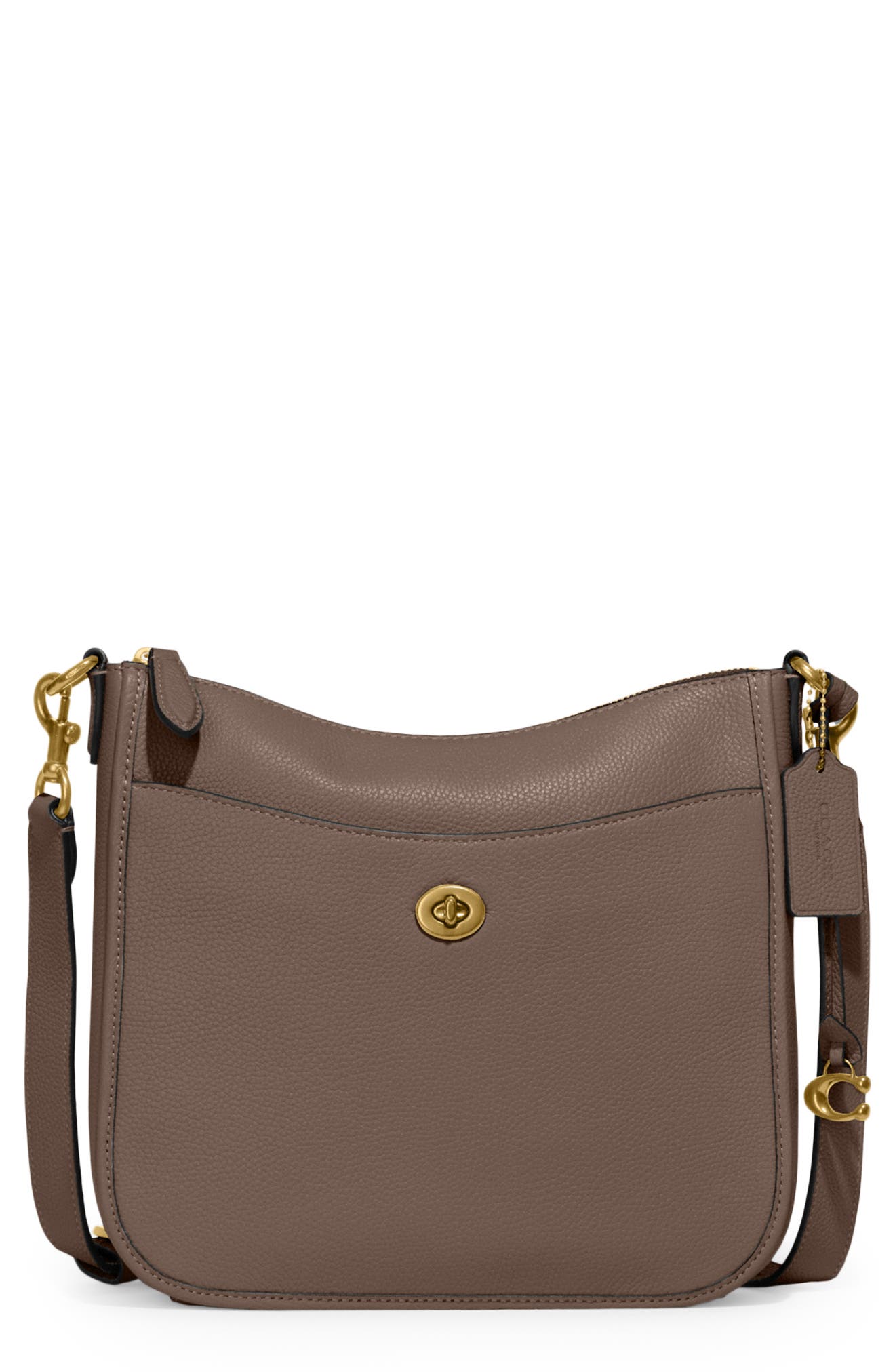 COACH Chaise Pebbled Leather Crossbody Bag