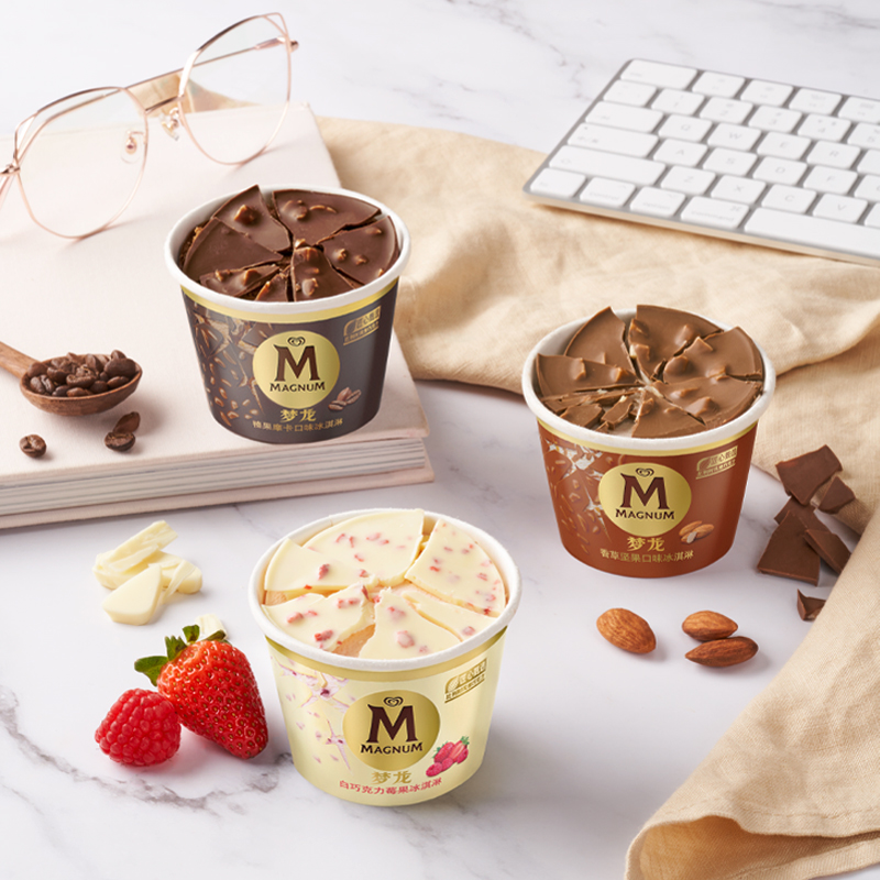 【拍4件！】和路雪龙敲敲杯冰淇淋共12杯