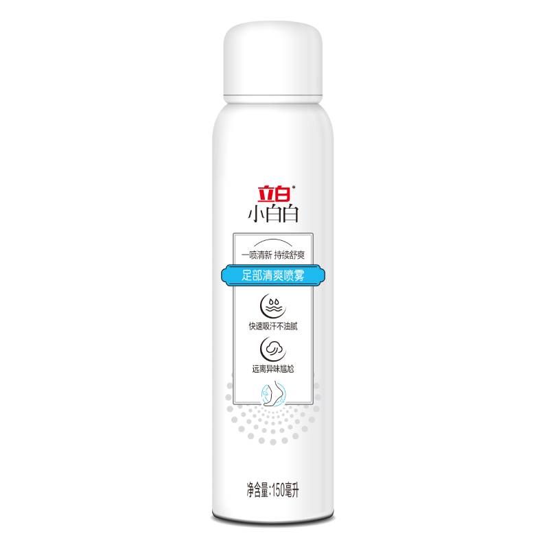 【立白】小白白止汗除味足部喷雾150mlx1瓶