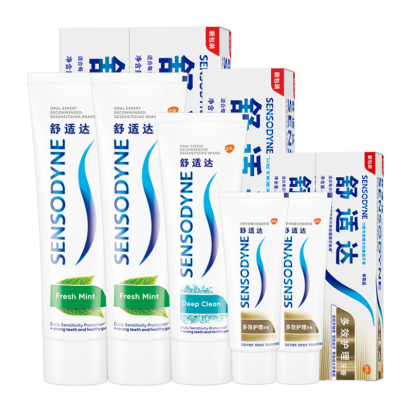 舒适达抗敏感牙膏套装440g