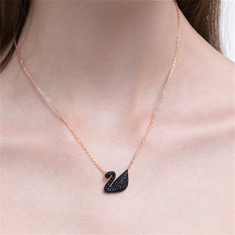 黑天鹅欧美时尚气质项链礼盒装