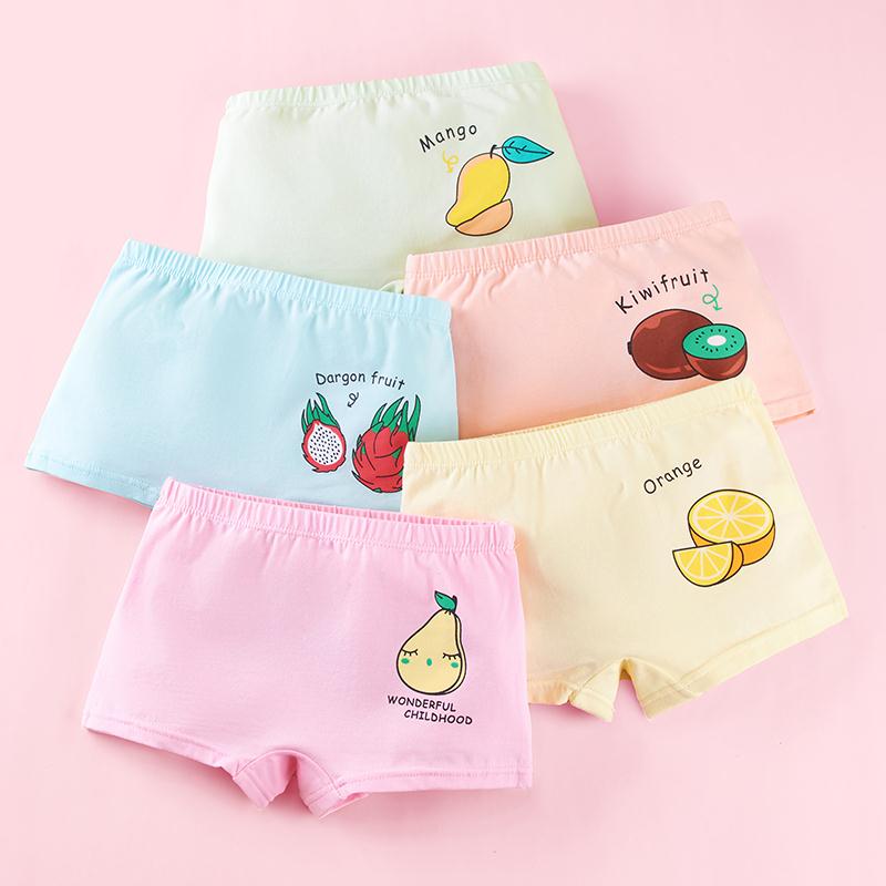 A类纯棉女童内裤4条装