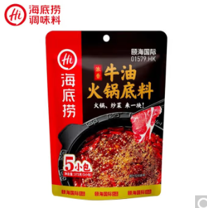 17.8元包邮！海底捞 火锅底料 牛油火锅底料 75g*10袋
