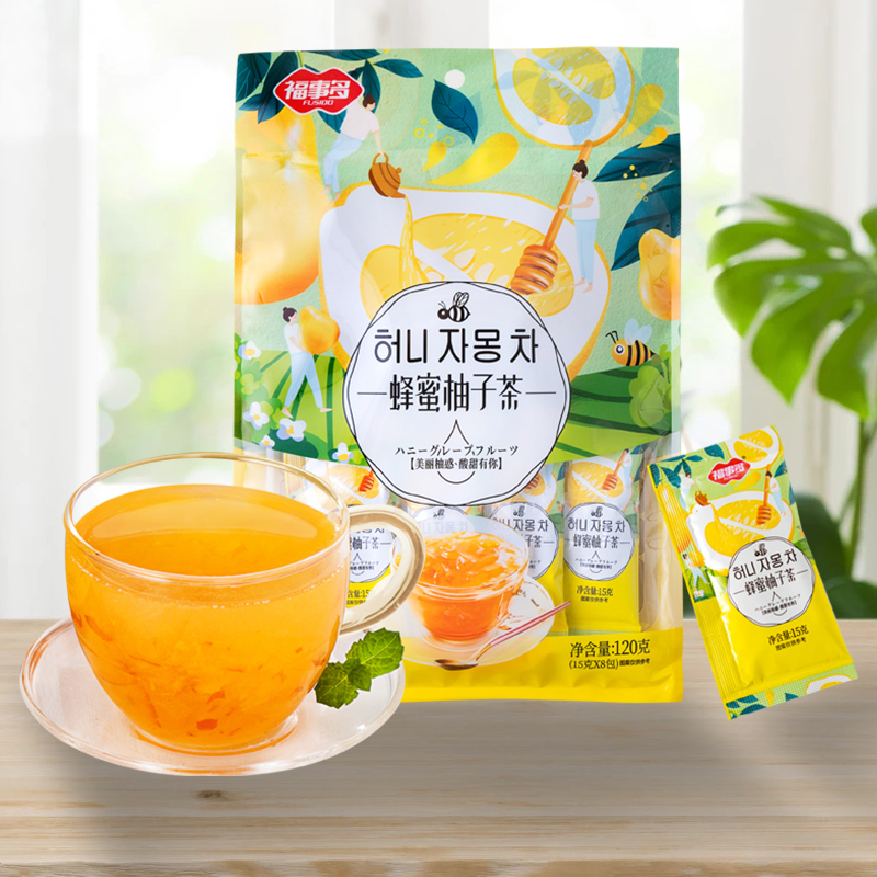福事多蜂蜜柚子茶15gX8条