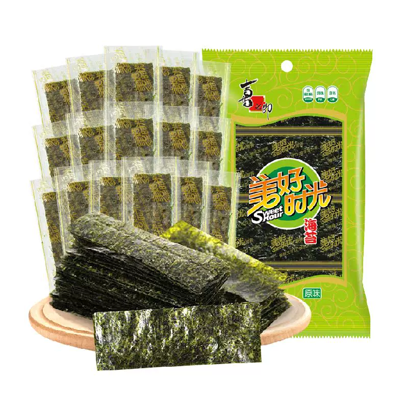 喜之郎美好时光原味海苔片装即食寿司