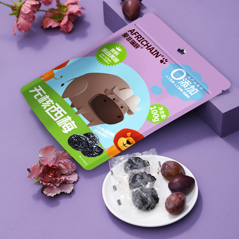 Africhain爱非瑞辰进口无核西梅100g*3