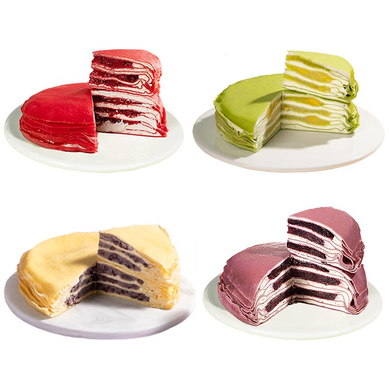 熊治榴莲千层蛋糕奥巧水果组合装下午茶甜品