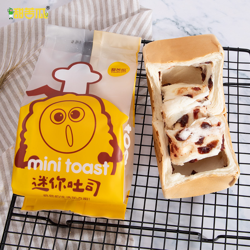 【拍4件！】咸蛋黄手撕面包共90g*4