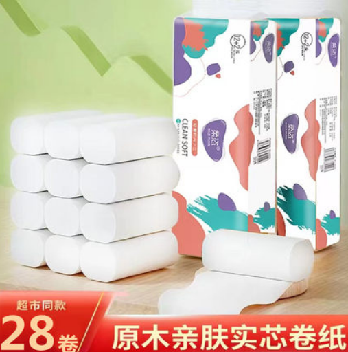 4元包邮！柔恣 家用卷纸14卷
