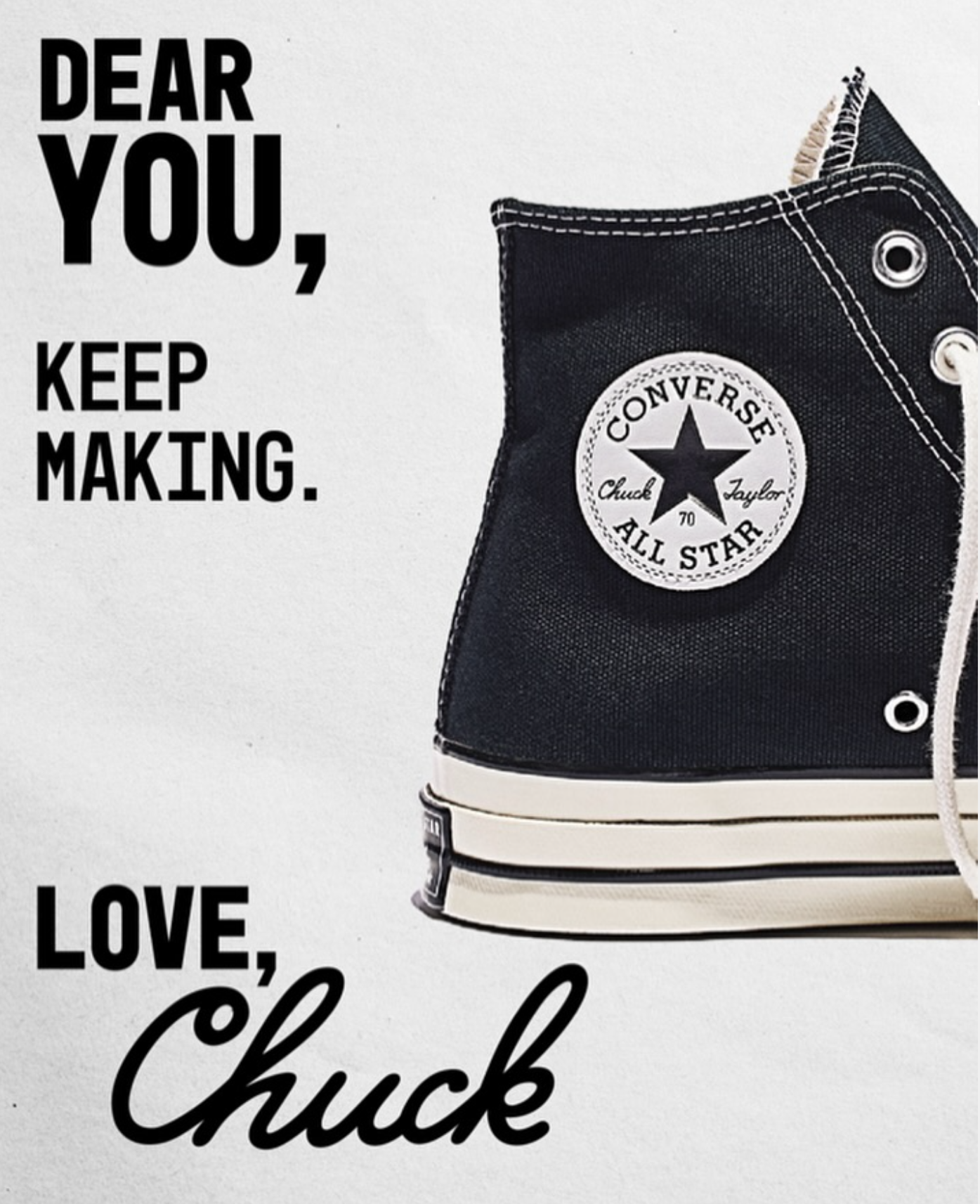 Vicky wearing her favorite Converse lifestyle shoes