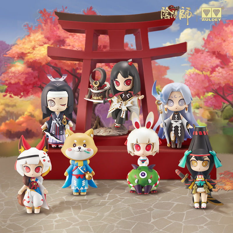奥迪双钻阴阳师盲盒动漫摆件
