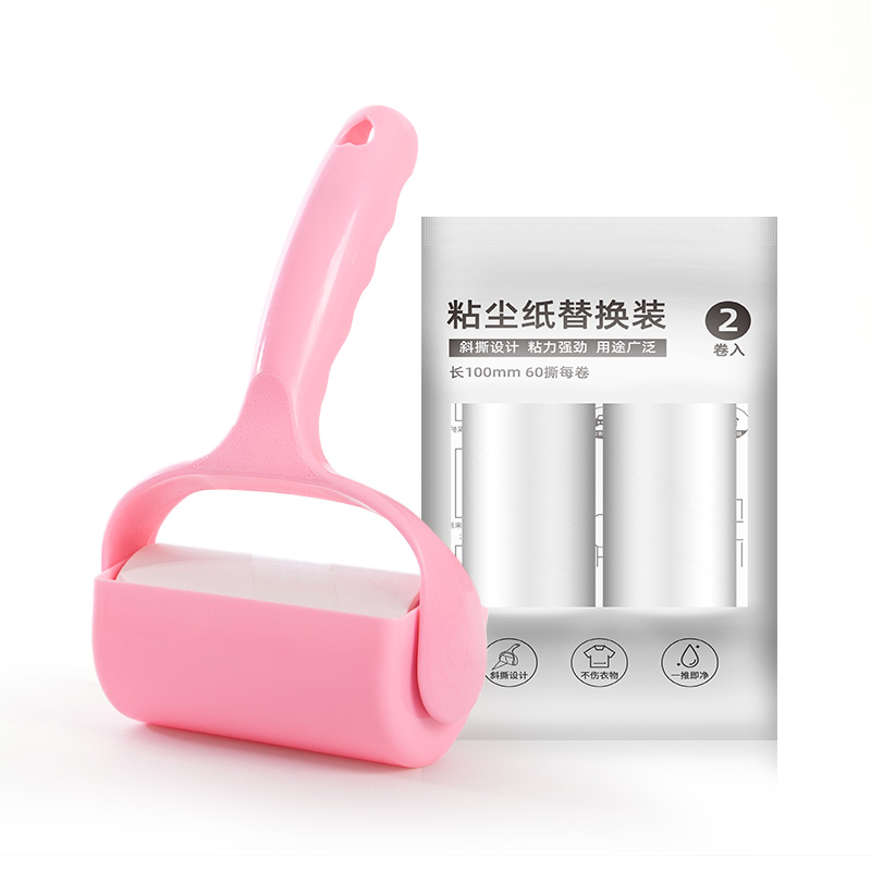 粘毛器滚筒粘尘纸滚刷毛去除滚毛器