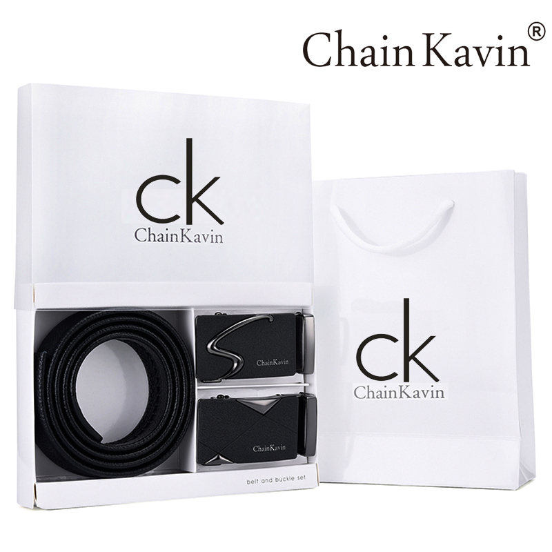 【官方出品】官方正品CK皮带双扣礼盒装