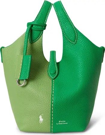 Polo Ralph Lauren Play 拼色菜篮包