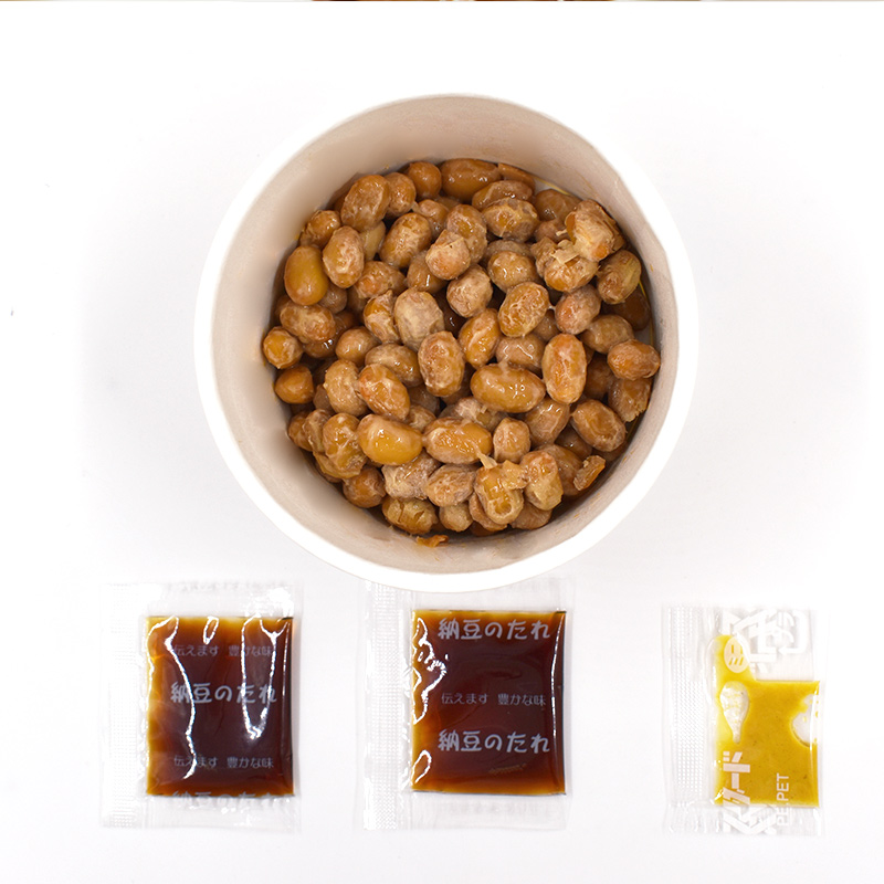 豆童即食日式拉丝材料纳豆70g*3