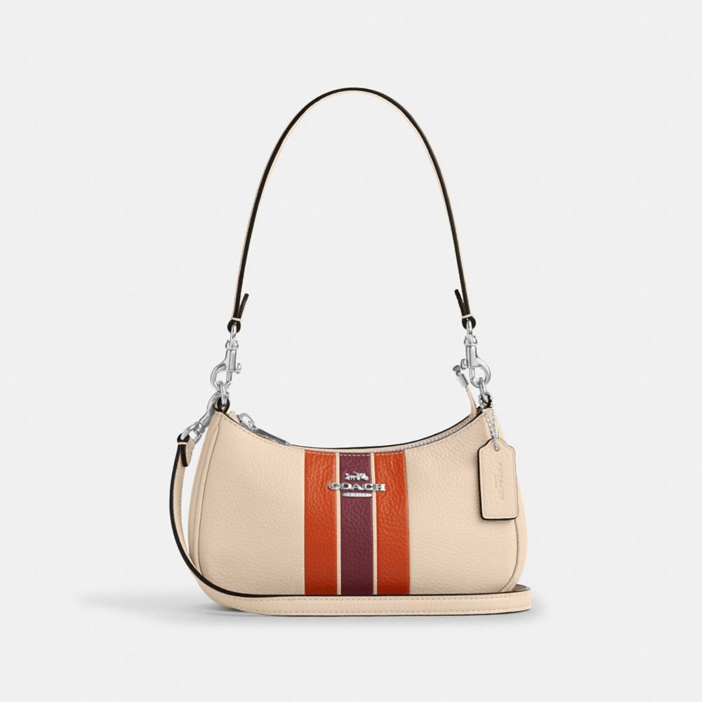 coach teri mini crossbody bag with stripe CAL22-SV/IO