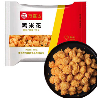 60.88元！万盛达 香辣鸡米花380g