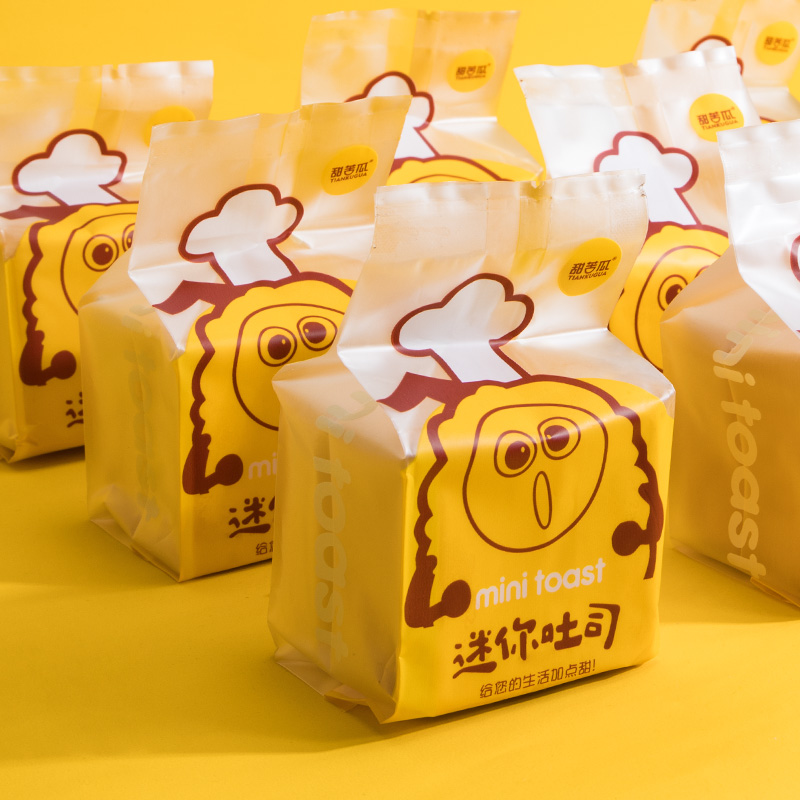 【拍4件】甜苦瓜多口味奶香手撕面包360g