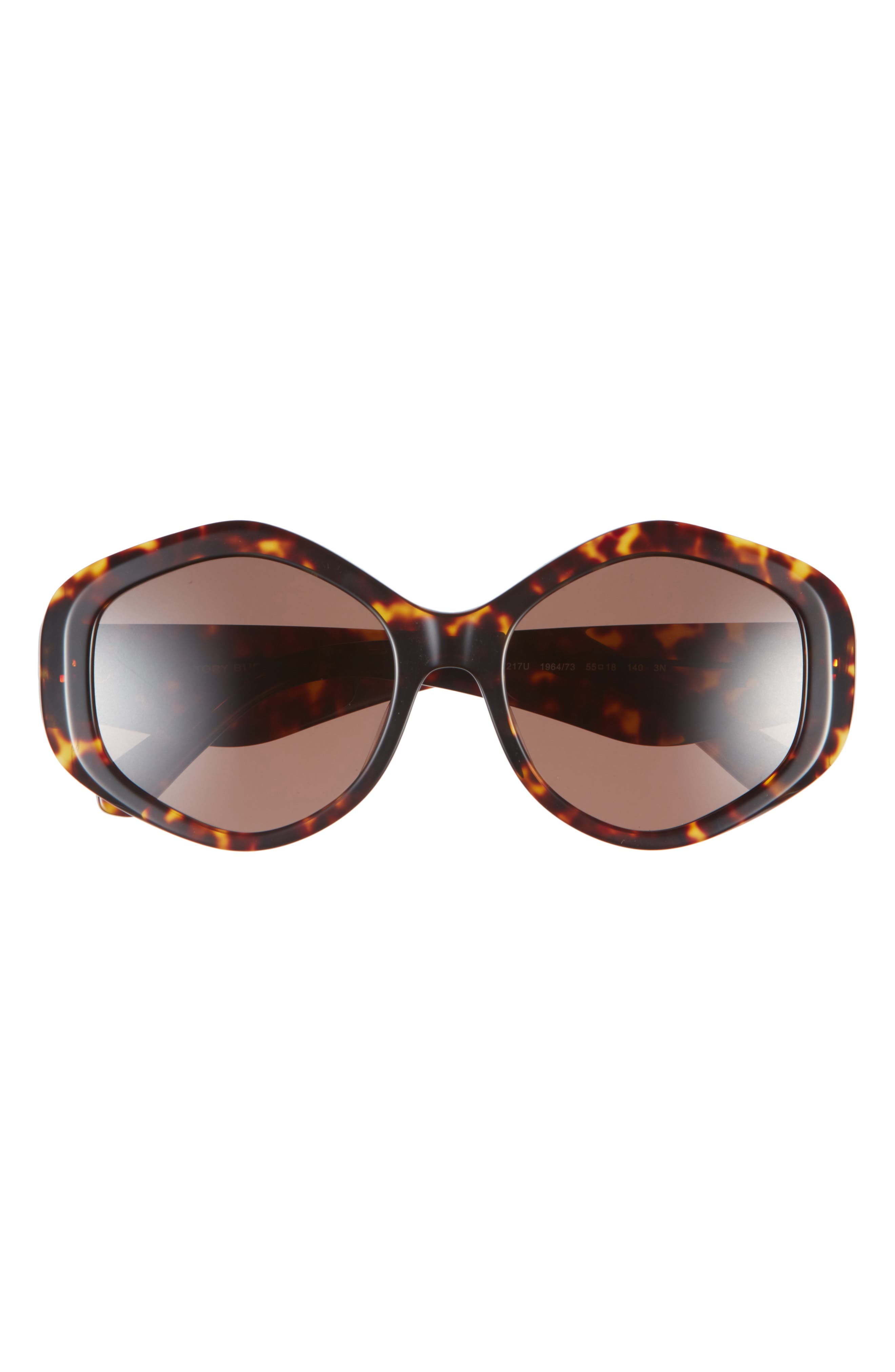 Tory Burch Kira 55mm Geometric Sunglasses