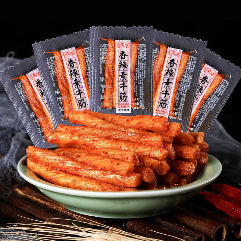 儿时怀旧素牛筋牛板筋辣条20包