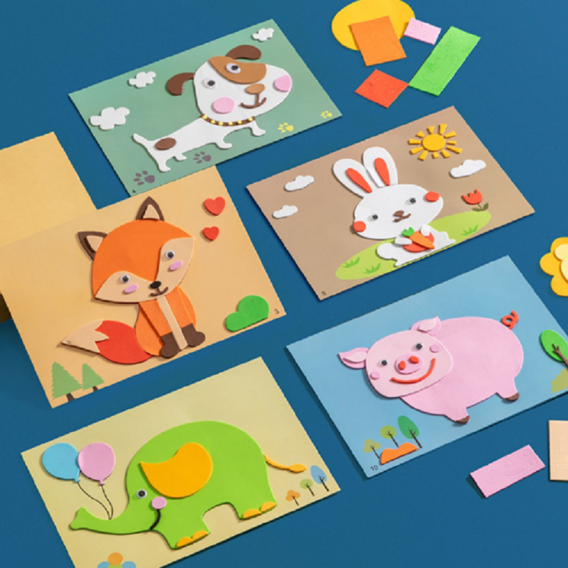 可签到！EVA立体贴画一套12张