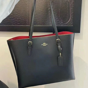 Coach Mollie 蔻驰纯色大号托特包 多色