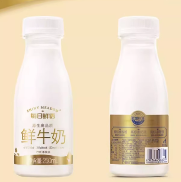 37.7元包邮！每日鲜语鲜牛奶250mlx10瓶